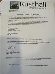 A Casual Vacancy - Parish Councillors
